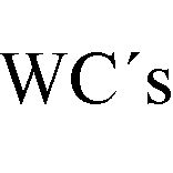 WC´s